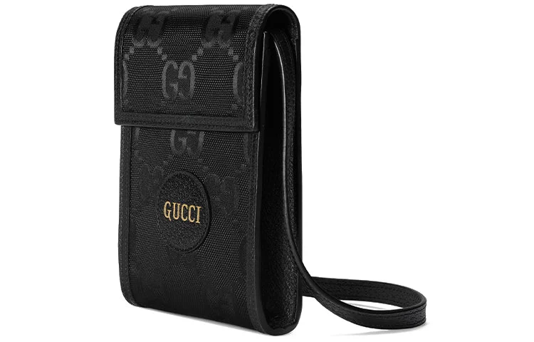 Women Gucci Sylvie bags featuring the signature web stripeGUCCI Off The Grid OTG Environmental Friendly Series Logo Messenger Bag Black 625599-H9HAN-1000