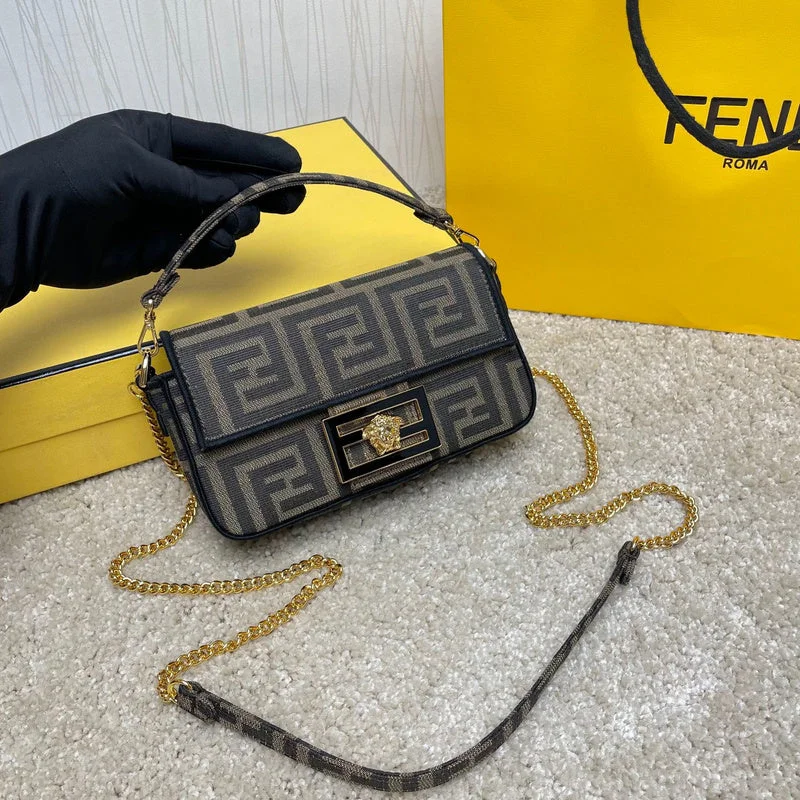 Fendi bags with a back - zip pocket for storing valuables securelyBC - FENDI BAGS - 1537