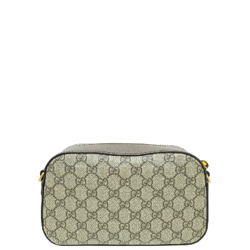 Women Gucci bags with a detachable mirror insideGucci Bicolor Neo Vintage GG Supreme Messenger Bag