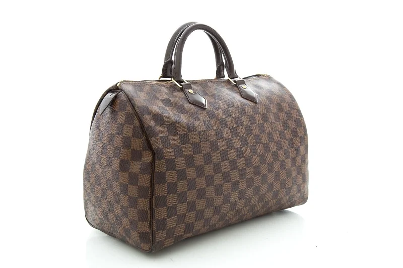 Louis Vuitton Alma bags featuring the signature top - handle designLouis Vuitton Brown Speedy NM 35 Damier Handbag