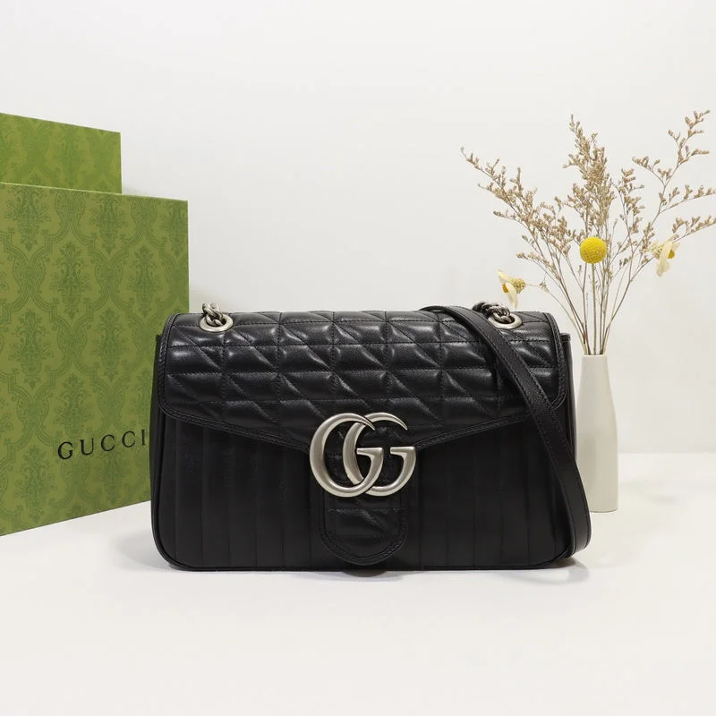 Women Gucci bags with a zip - around closure for securityWF - Gucci Bags - 1258