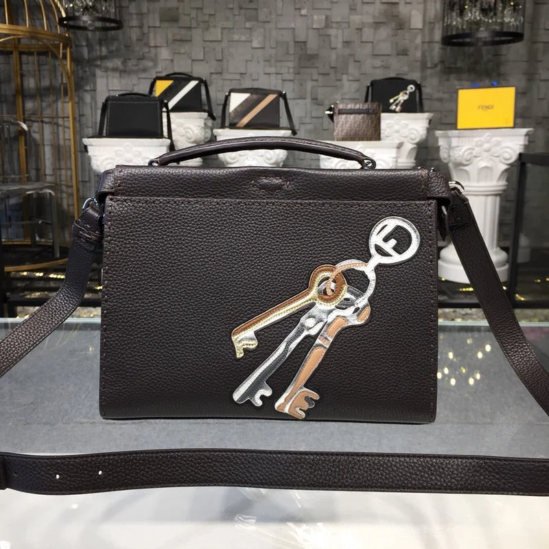 Fendi handbags with a metal - framed clasp for durability and a stylish lookBC - FENDI BAGS - 963