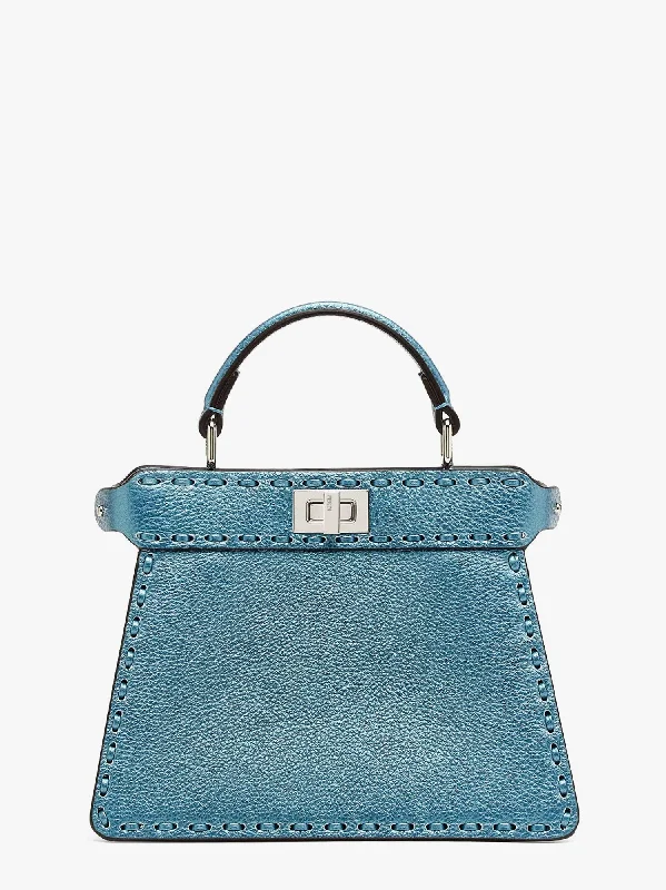 Fendi Baguette bags with a detachable charm featuring the brand's mascotFendi Women Fendi Blue Handbags