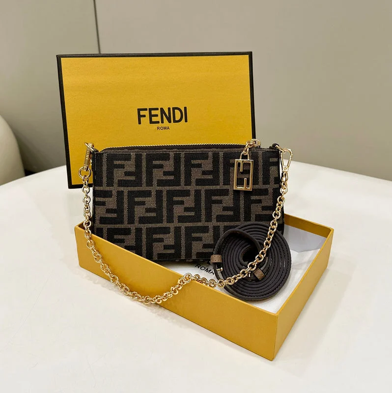 Fendi tote bags with a water - resistant lining for practicality during rainy daysWF - Fendi Bags - 199