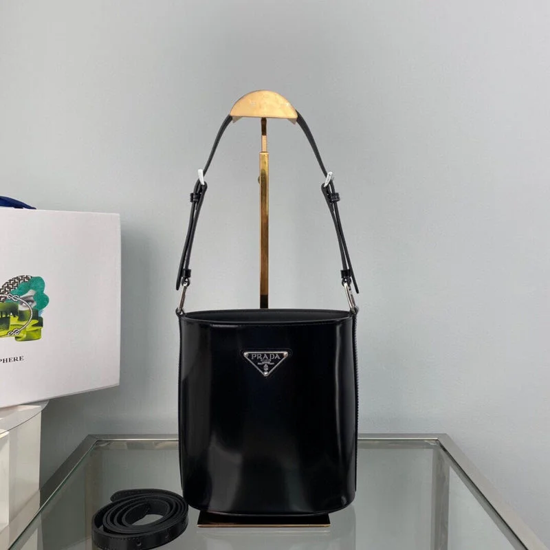 Prada handbags with a patent - leather finish for a shiny and sophisticated appearanceWhimsy Finds - Prada Bags - 161