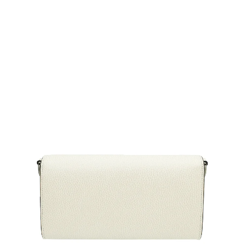 Women Gucci bags with a front - flap pocket for quick - access itemsGucci White Cream Dionysus Small Shoulder Bag