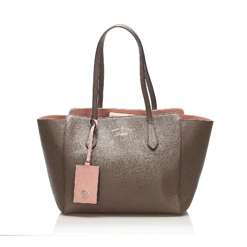 Ladies Gucci Dionysus bags with a star - shaped charmGucci Swing Leather Tote Bag (SHG-13309)