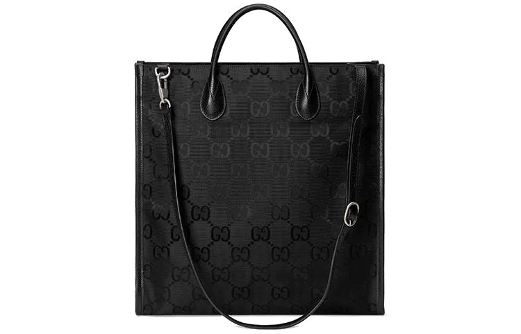 Gucci handbags for women with a beaded trimGUCCI Off The Grid OTG Environmental Friendly Series Logo Leather Logo Nylon Large Capacity handbag Black 630355-H9HAN-1000