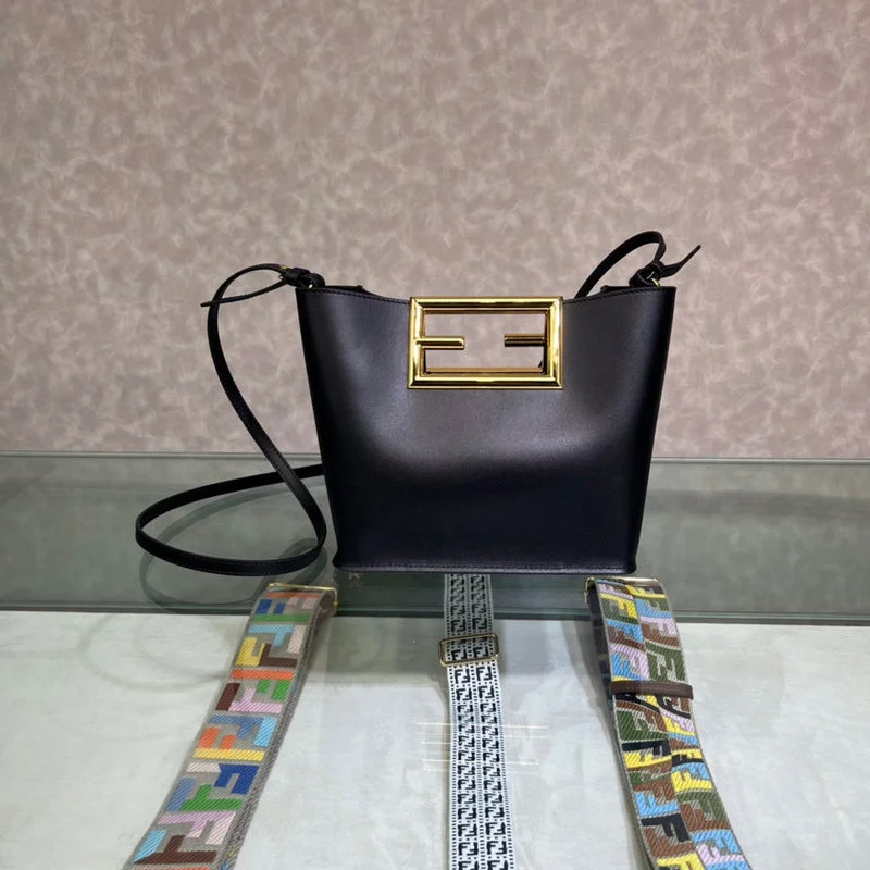 Ladies Fendi Peekaboo bags with a textured leather surface for a more tactile and luxurious feelWF - Fendi Bags - 196