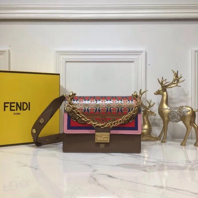 Ladies Fendi Peekaboo bags with gold - toned hardware for a touch of luxuryBC - FENDI BAGS - 973