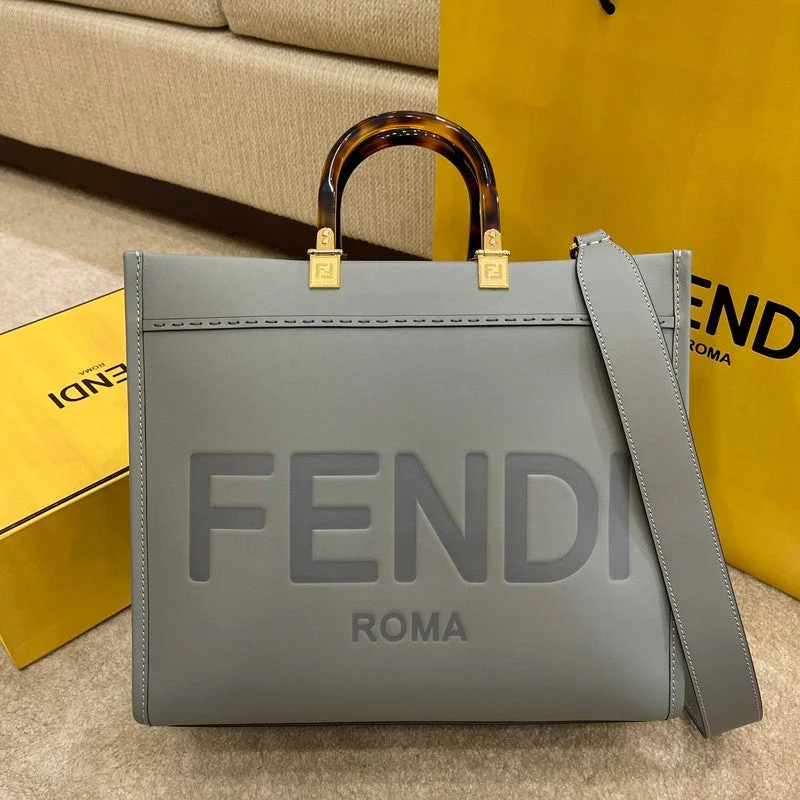 Fendi Sunshine Shopper bags with a structured silhouette and a magnetic - snap closureWF - Fendi Bags - 775