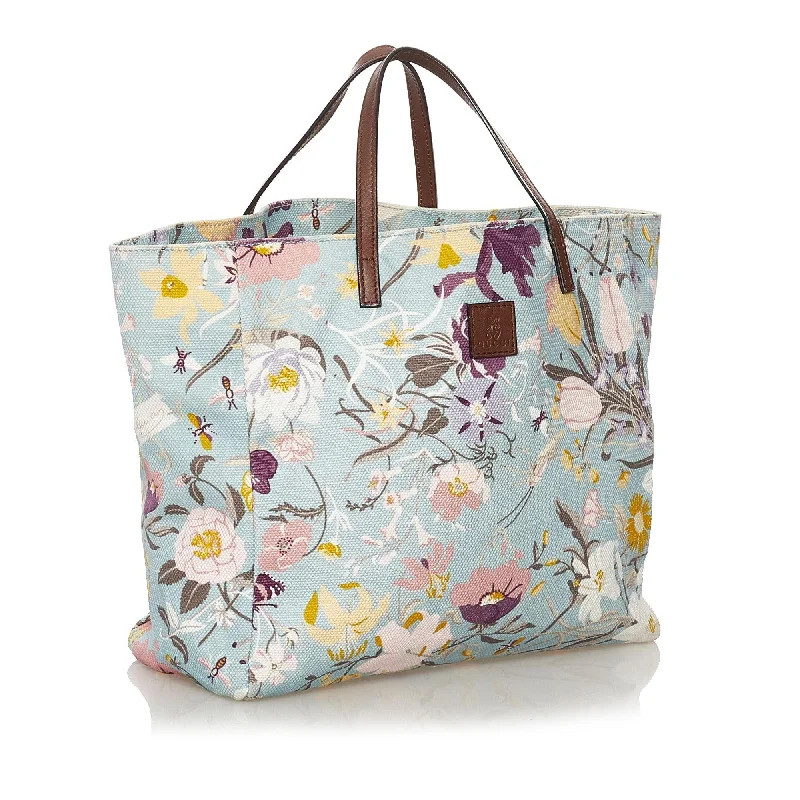 Ladies Gucci Dionysus bags with a detachable shoulder strapGucci Flora Canvas Tote Bag (32996)