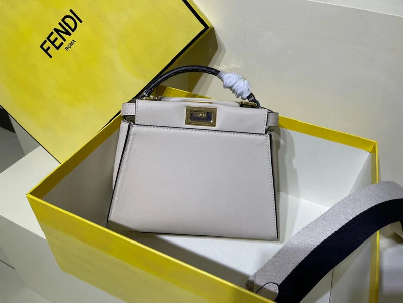 Ladies Fendi Sunshine Shopper bags in a pastel shade like mint for a soft and delicate appearanceBC - FENDI BAGS - 158