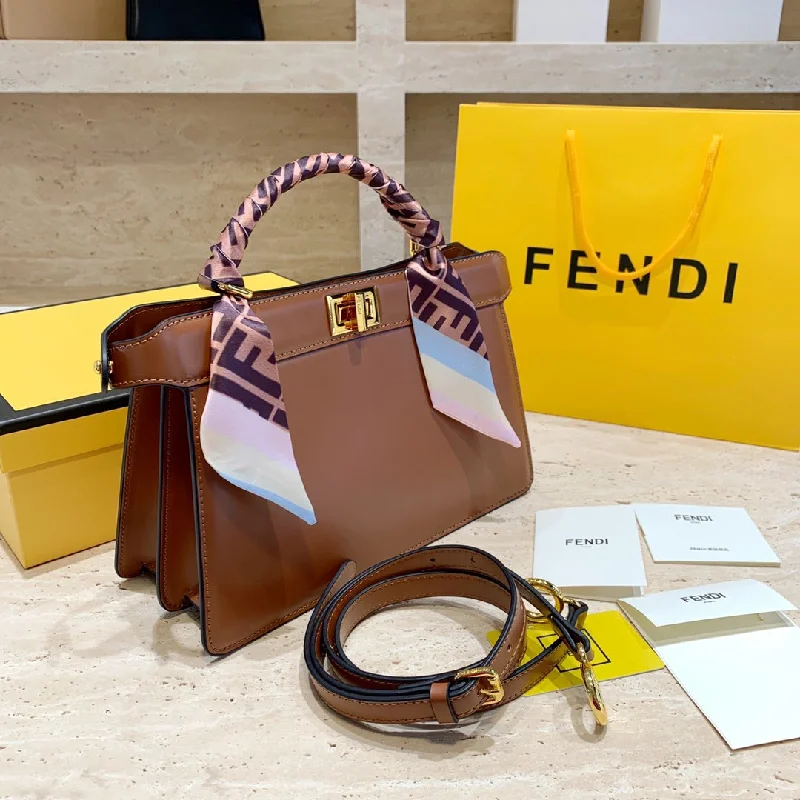 Fendi backpacks with a built - in rain cover for protection in wet weatherNEW Arrival Bags Fendi 153