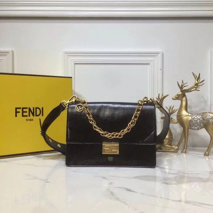 Fendi crossbody bags with a detachable wallet on chain for a hands - free wallet optionBC - FENDI BAGS - 969