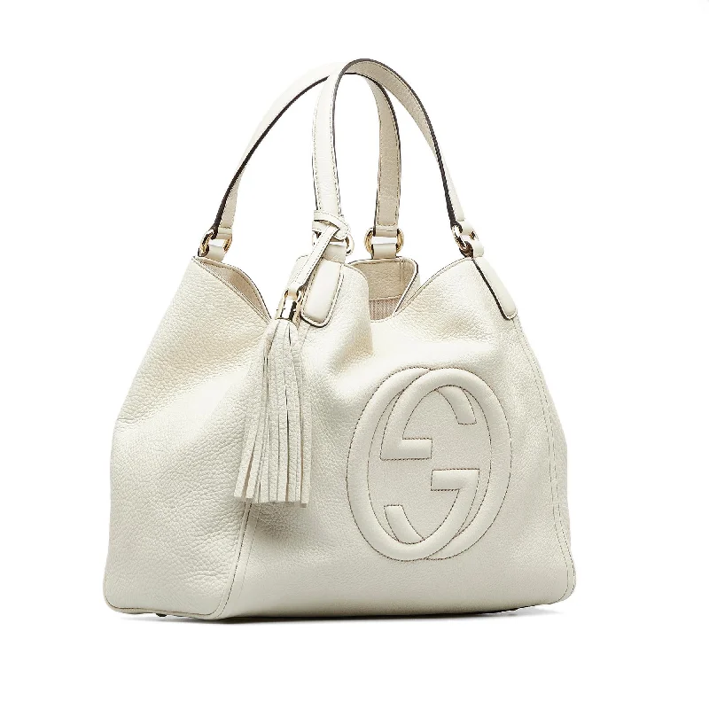 Small - sized Women Gucci shoulder bags for evening outingsGucci Soho Cellarius Tote (SHG-dF80xx)