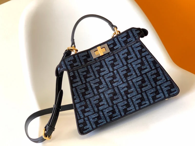 Fendi tote bags with a printed Fendi logo on the front for high brand visibilityWF - Fendi Bags - 779