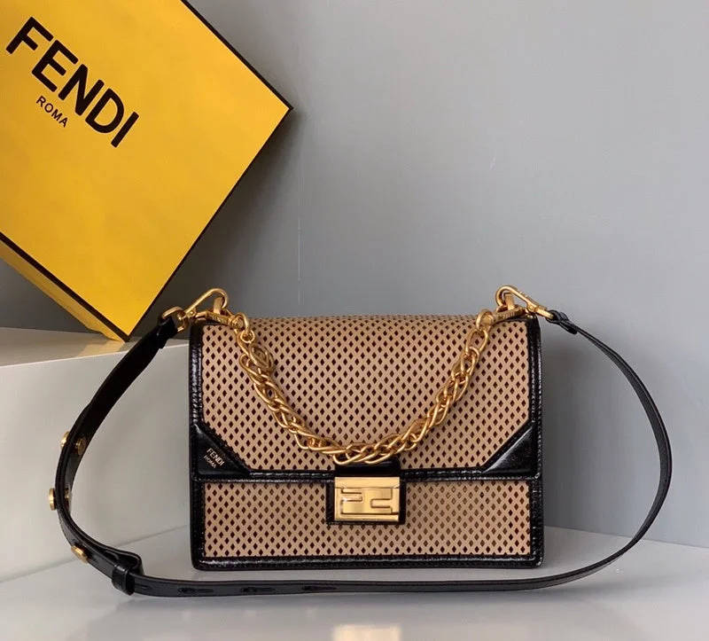 Fendi crossbody bags with a woven leather strap for a unique texture and visual appealBC - FENDI BAGS - 977