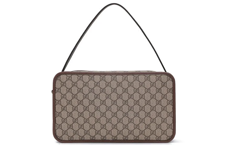 Gucci Marmont bags for women with a snakeskin - effect panelGUCCI Synthetic canvas Single Shoulder Bag MiddleEbony 598139-96IWT-8745