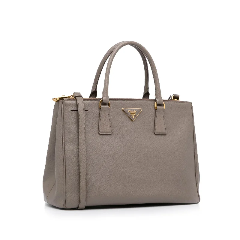 Prada bags with a detachable mirror inside for quick touch - upsPrada Saffiano Galleria Satchel (SHG-YUDtrH)