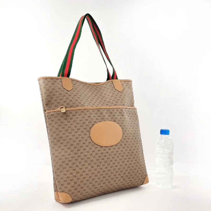 Gucci Marmont bags for women with quilted leather exteriorsGUCCI Tote Bag 002 983 0054  GG Supreme Canvas Brown Sherry line Women Used