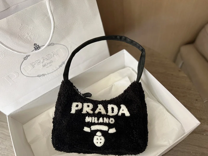 Prada bags with a zip - top closure and multiple interior pockets for organizationWhimsy Finds - Prada Bags - 169