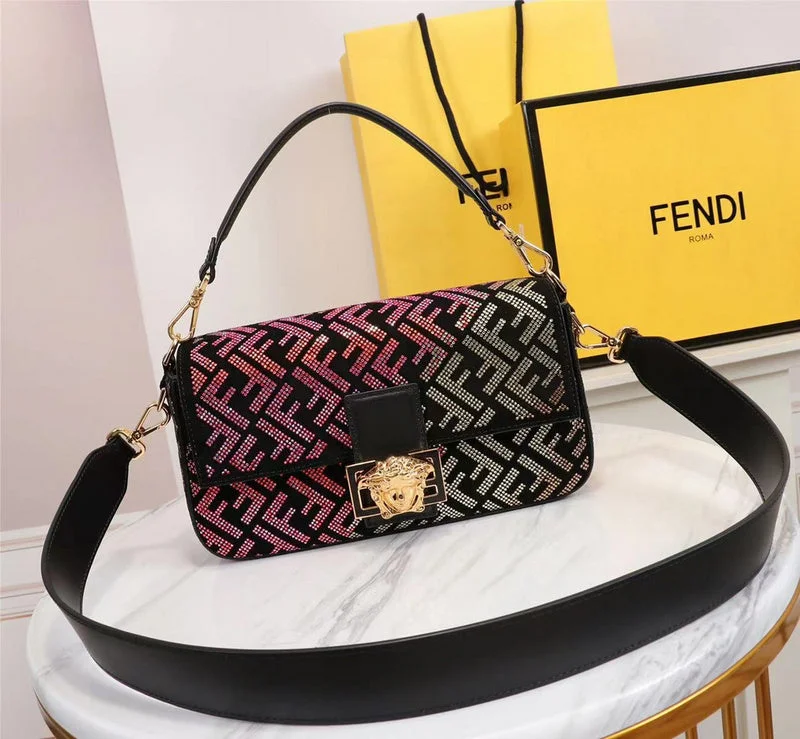 Fendi crossbody bags with a keychain holder for practicality and easy access to keysWF - Fendi Bags - 187