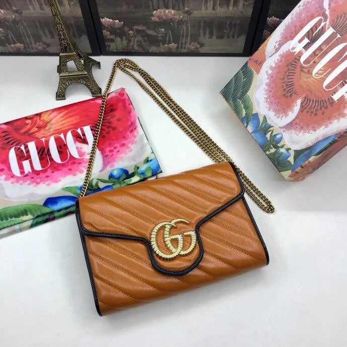 Women Gucci bags with a snap - button closure and a decorative charmWF - Gucci Bags - 1144