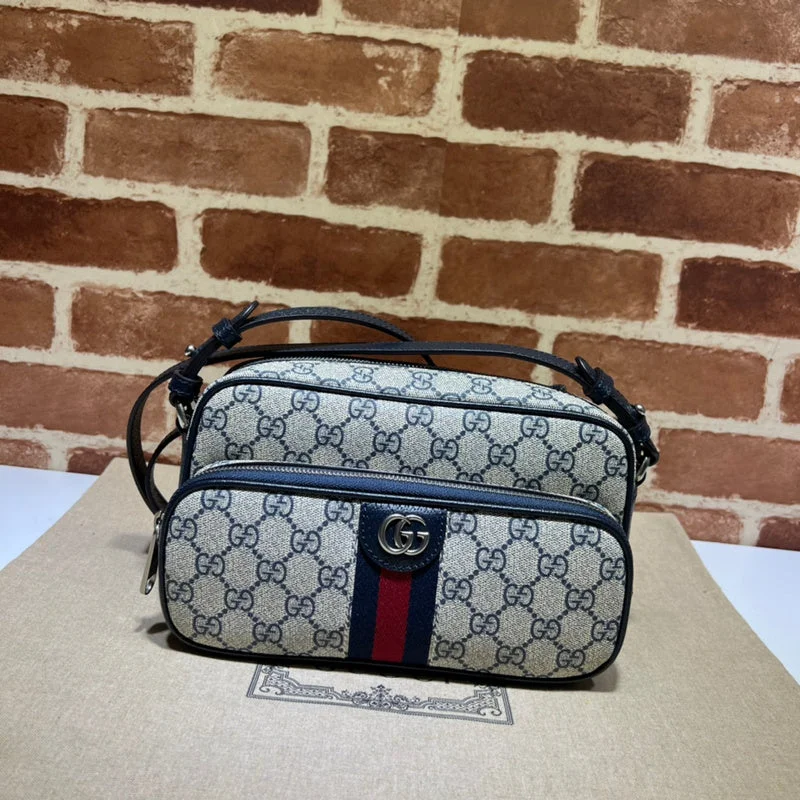 Women Gucci Sylvie bags with a crystal - embellished web stripeWF - Gucci Bags - 12615