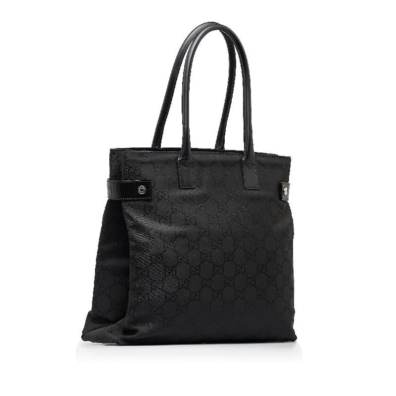 Gucci backpacks for women with a padded laptop compartmentGucci GG Canvas Tote (SHG-e1xQ03)