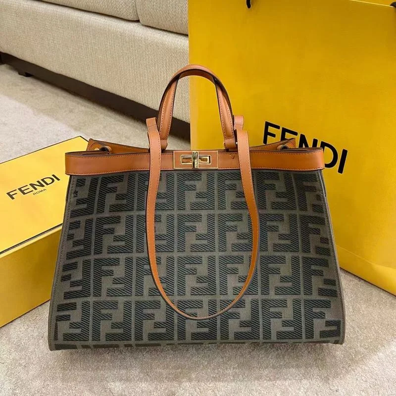 Ladies Fendi Peekaboo bags with gold - toned hardware for a touch of luxuryWF - Fendi Bags - 214