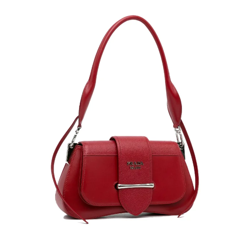 Ladies Prada shoulder bags with a single - handle design for simplicityPrada Saffiano Sidonie Satchel (SHG-Vq9GfH)