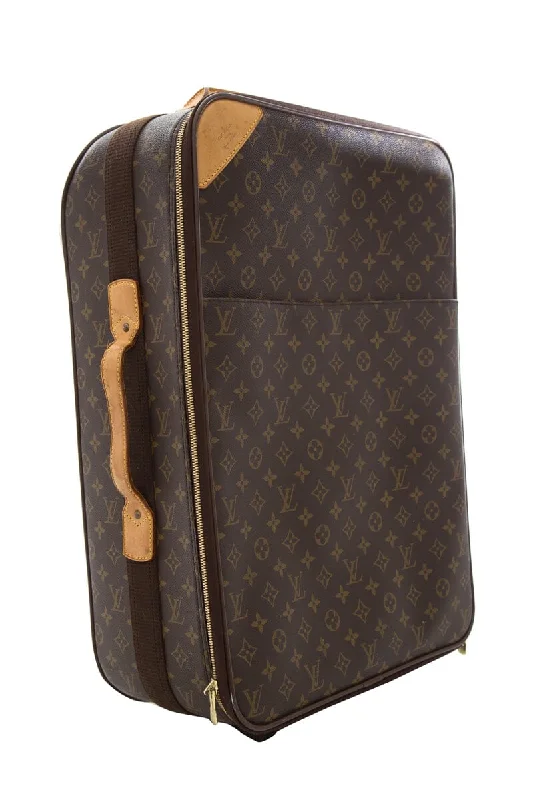 Louis Vuitton bags with a zippered interior pocket for better organizationLouis Vuitton Brown Monogram Canvas Business Pegase