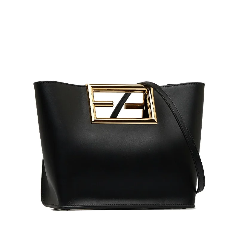 Fendi crossbody bags with a detachable ID holder for easy identificationFendi Small Way Tote (SHG-zd292A)