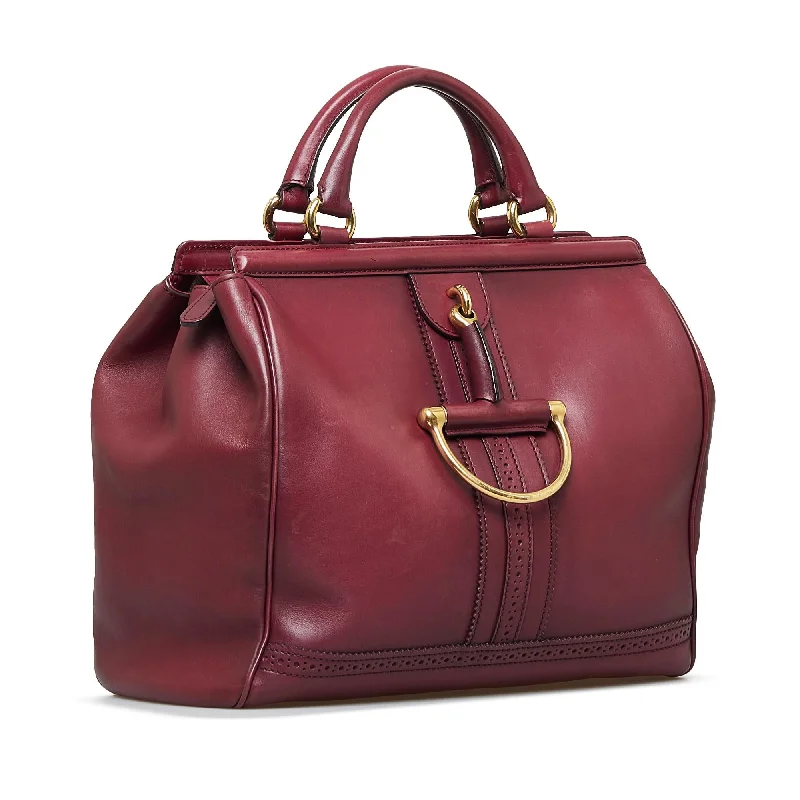 Gucci backpacks for women with a sleek silhouetteGucci Duilio Brogue Handbag (q5iFHQ)