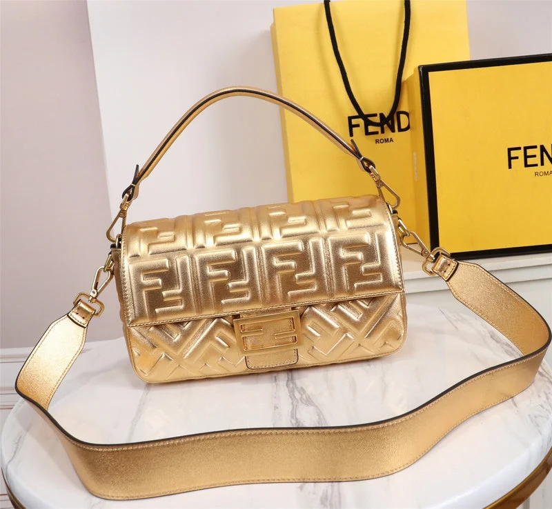 Fendi bags with a leather - bound notebook insert for jotting down notesWF - Fendi Bags - 202