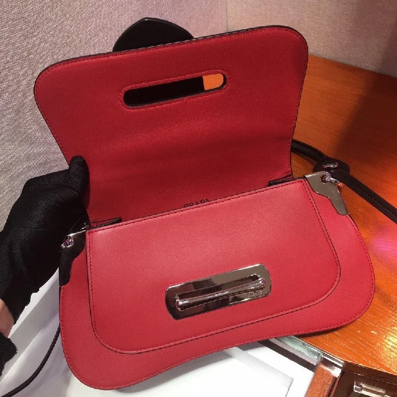 Prada bags with a zippered interior pocket for separating itemsPrada Sidonie Shoulder Bag