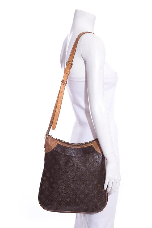 Louis Vuitton bags with a detachable mobile phone holder for convenienceLouis Vuitton Brown Monogram Odeon Shoulder Bag