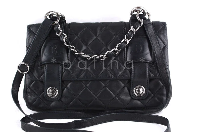 Chanel Designer Handbag with Unique DesignChanel Black In the Mix Messenger Flap Bag