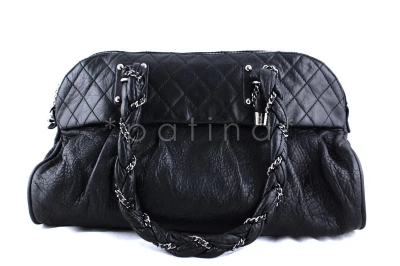 Chanel Limited Edition Handbag for CollectorsChanel Black Soft Calfskin Large Lady Braid Tote Bag