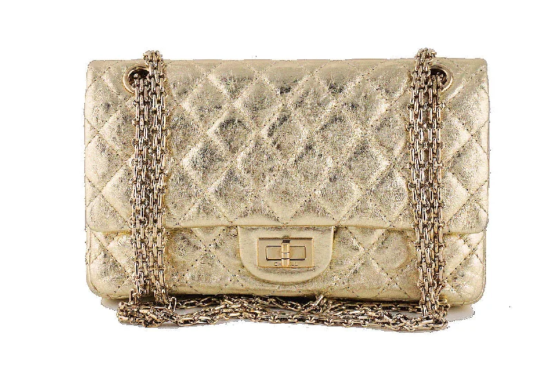 Chanel Small Crossbody Bag for TravelChanel Gold Classic Reissue 2.55 Double Flap 224 Bag