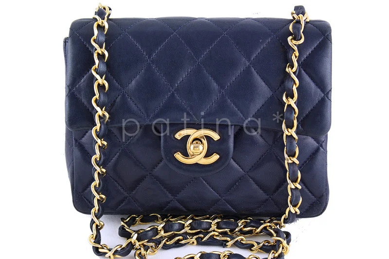 Chanel Colorful Handbag for Spring OutfitsChanel Navy Blue Classic Quilted Mini 2.55 Flap Bag