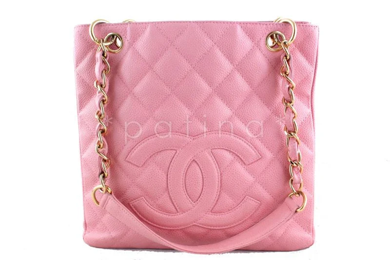 Chanel Handbag with Adjustable Strap for ComfortChanel Pink Caviar Classic Petite Shopper Tote PST Bag