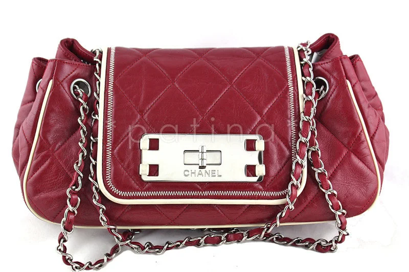 Chanel Small Crossbody Bag for TravelChanel Red East West Quilted Reissue Flap Bag