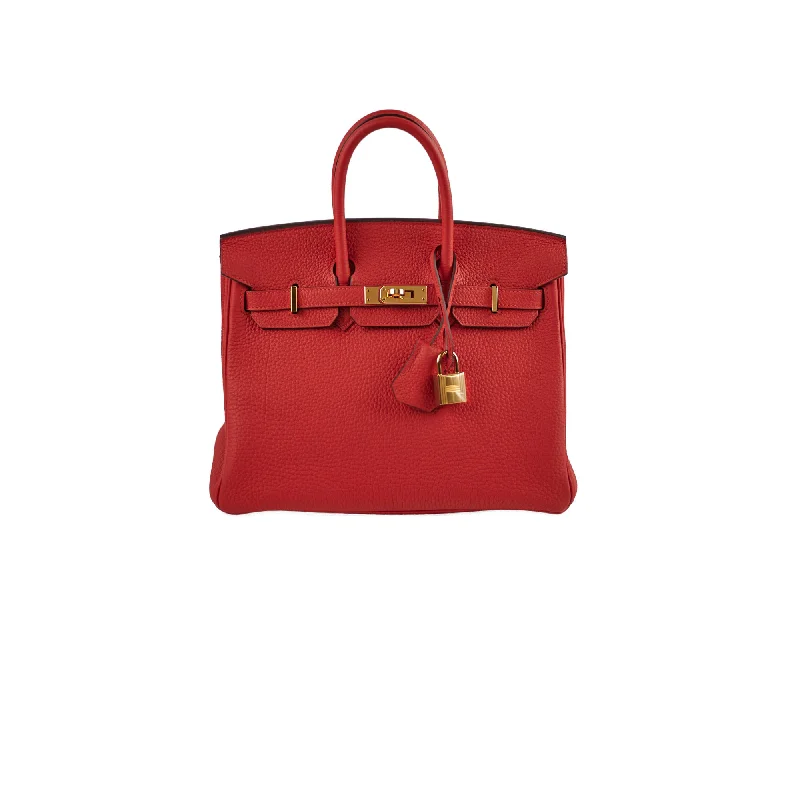 Hermes Birkin Bags with a Detachable Mirror Pocket InsideHermes Birkin 25 Togo Rogue De Coeur - D Stamp