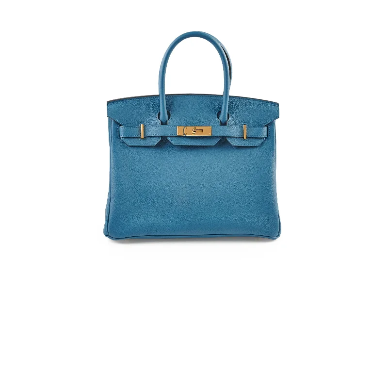 Hermes Birkin Bags Sized 30cm for a Compact Yet Spacious OptionHermes Birkin 30 Togo 7C Cobalt - Stamp T 2015