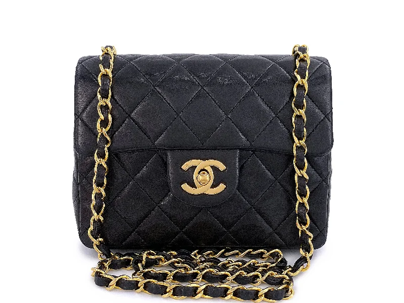 Chanel Medium Tote Bag for Office LadiesChanel Vintage Black Square Mini Flap Bag 24k GHW Lambskin