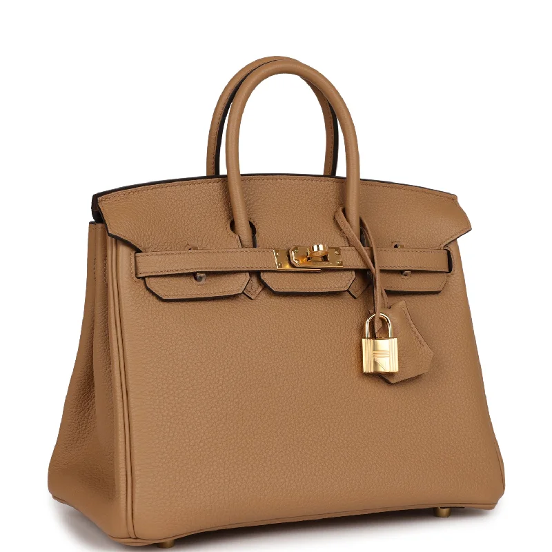 Hermes Birkin Bags in a Light Beige for a Soft and Sophisticated AestheticHermes Birkin 25 Chai Togo Gold Hardware