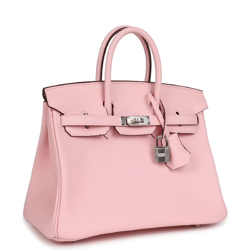 Hermes Birkin Bags in a Rare Lilac Shade for a Stand - Out LookHermes Birkin 25 Rose Sakura Swift Palladium Hardware