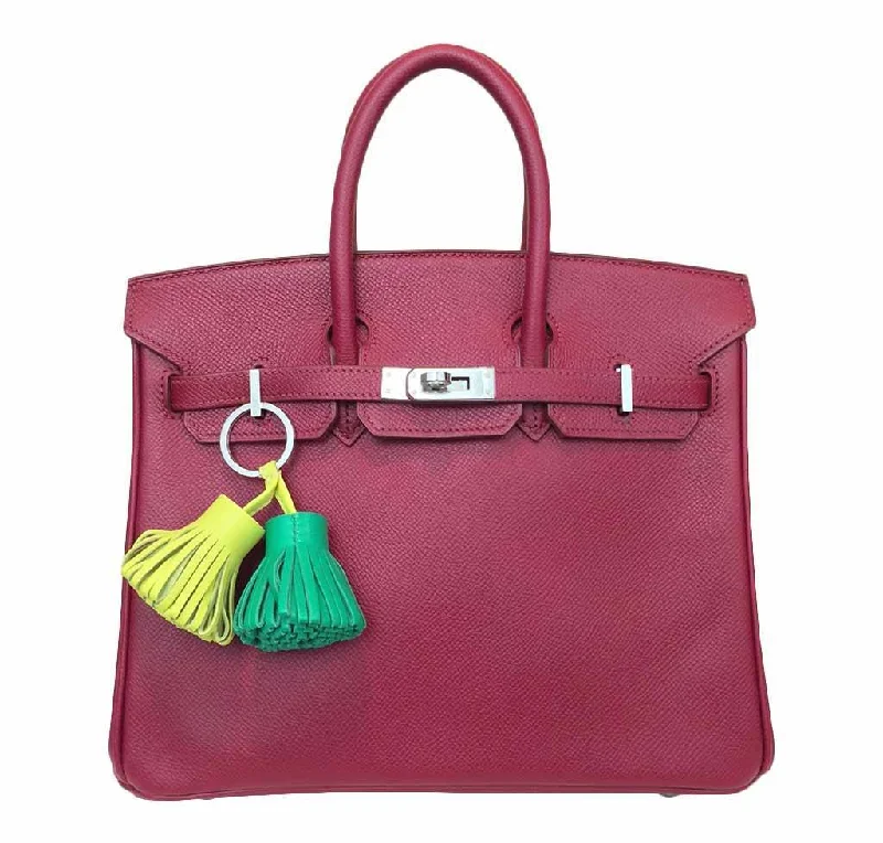 Hermes Birkin Bags in a Bright Canary Yellow for a Pop of ColorHermes Birkin 25 Rouge Vif Bag Epsom